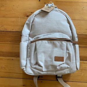 Nordace backpack Off-white  color with brown trim.  NWT.  Make an offer!